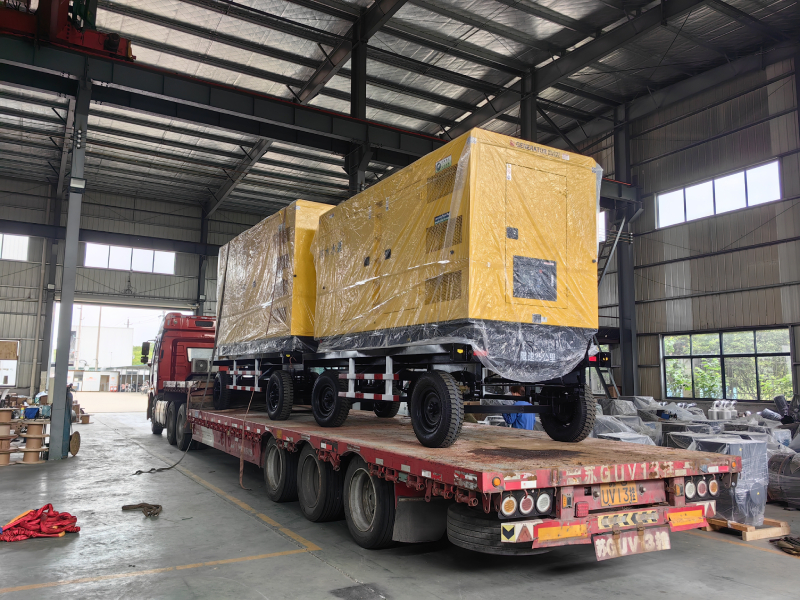 200KW和360KW东康移动柴油发电机组已发往陕西